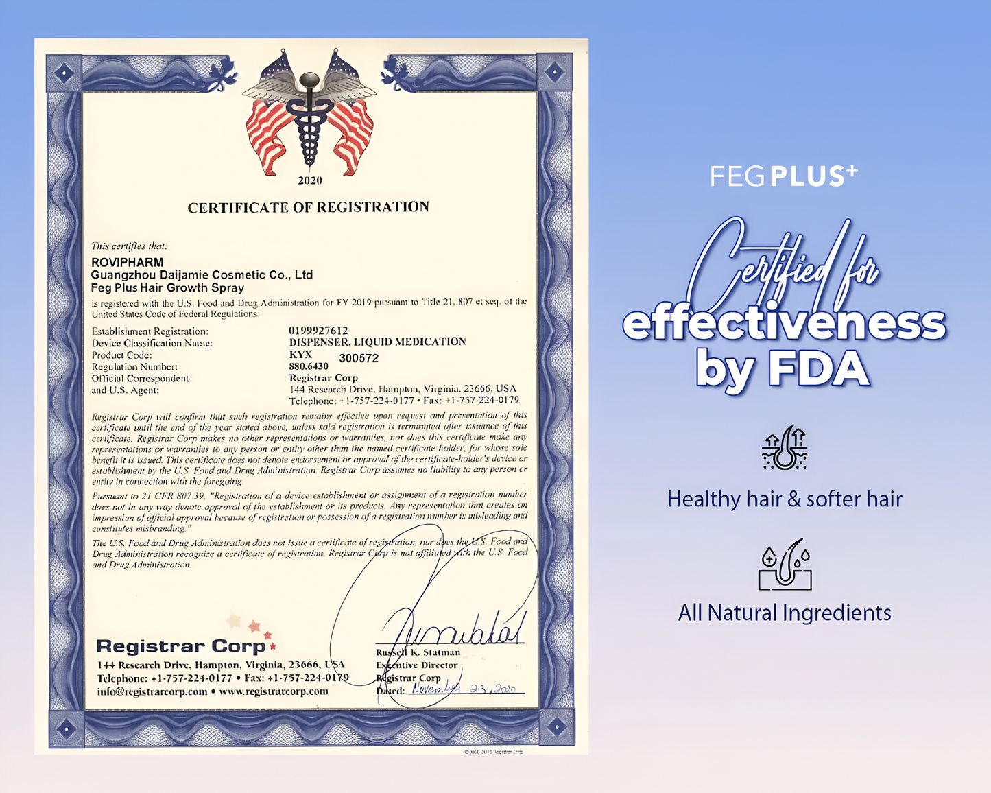 FEG Plus Hair Growth Spray [BUY 1 GET 1 FREE]