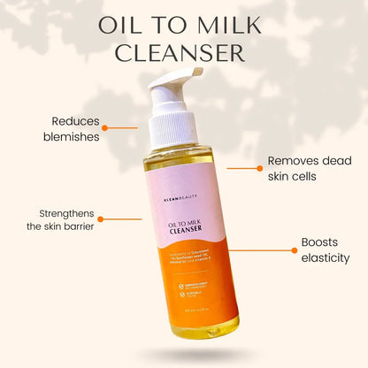 Oil to Milk Cleanser 🧡
